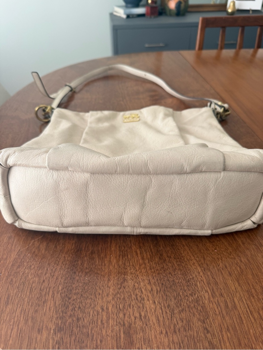COACH Madison Isabelle Hobo Bag - Cream - Picture 5 of 7